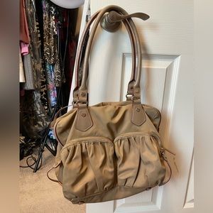 MZ Wallace Jane Nylon and Leather Shoulder Bag